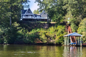 Riverfront Retreat on 4 Acres with Private Dock